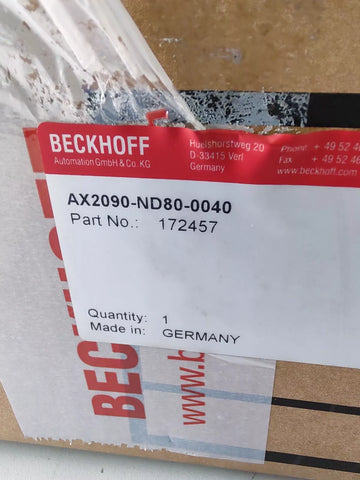 BECKHOFF AX2090-ND80-0040