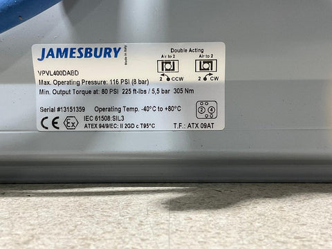 JAMESBURY VPVL400DABD