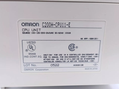 OMRON C200H-CPU11-E