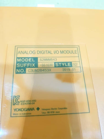 Yokogawa S2MMM843-SS1030