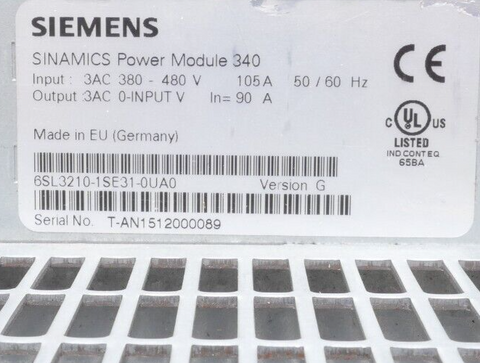 Siemens 6SL3210-1SE31-0UA0