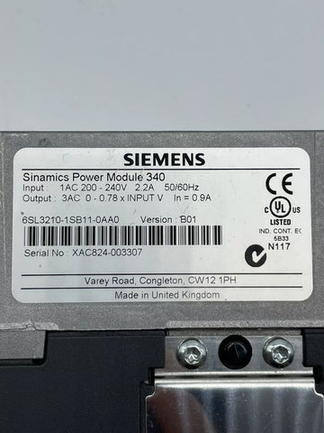 SIEMENS 6SL3210-1SB11-0AA0