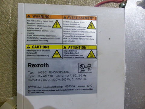 BOSCH REXROTH HCS01.1E-W0006-A-02