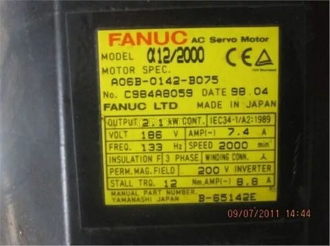 Fanuc A06B-0142-B075