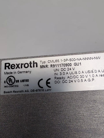 REXROTH CML65.1-3P-500-NA-NNNN-NW