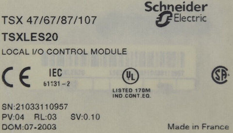 SCHNEIDER ELECTRIC  TSXLES20