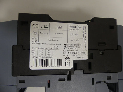 SIEMENS 3RV2811-0KD10