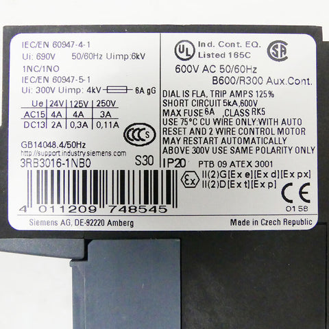 SIEMENS 3RB3016-1NB0