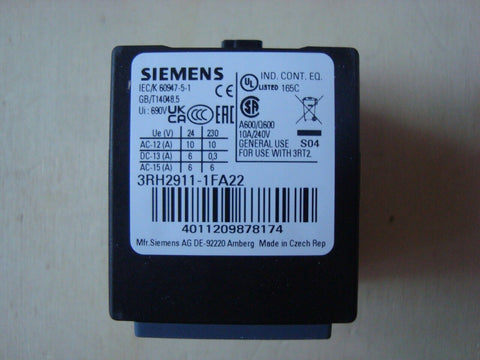 SIEMENS 3RH2911-1FA22