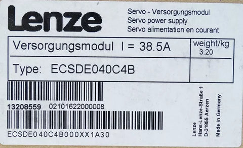 Lenze ECSDE040C4B