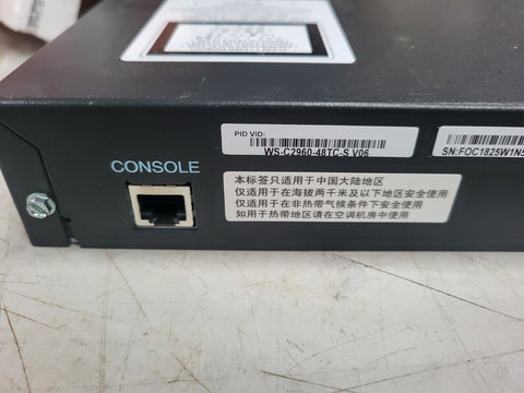 CISCO WS-C2960-48TC-S