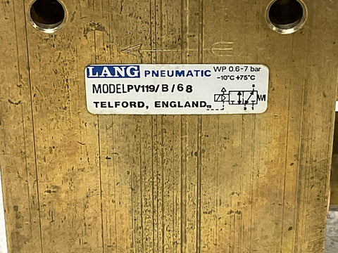 LANG PNEUMATIC PV119/B/68