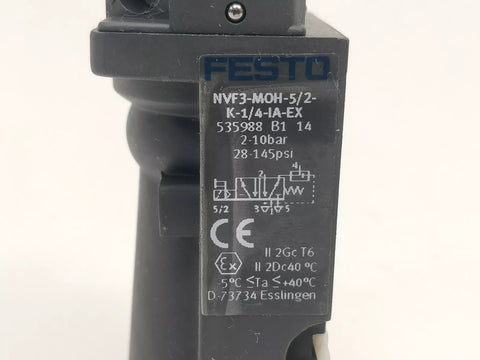 FESTO NVF3-MOH-5/2-K-1/4-IA-EX