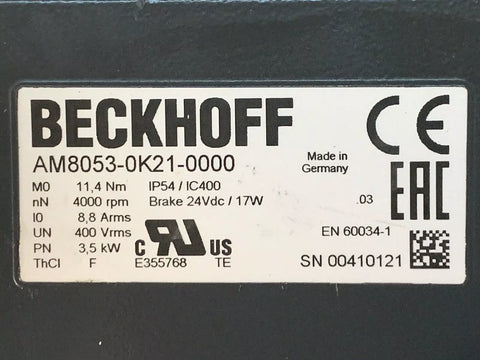 Beckhoff AM8053-0K21-00 00