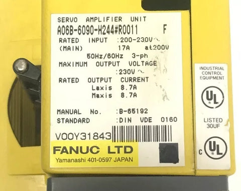 Fanuc A06B-6090-H244