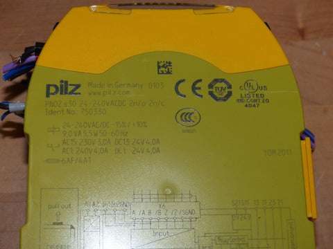 PILZ PNOZ S30 C 24 240VAC/DC 2N/O 2N/C