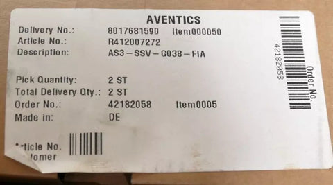 BOSCH AVENTICS R412007272