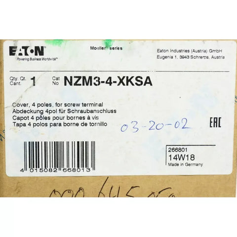 EATON NZM3-4-XKSA