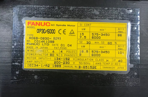 FANUC A06B-0830-B293