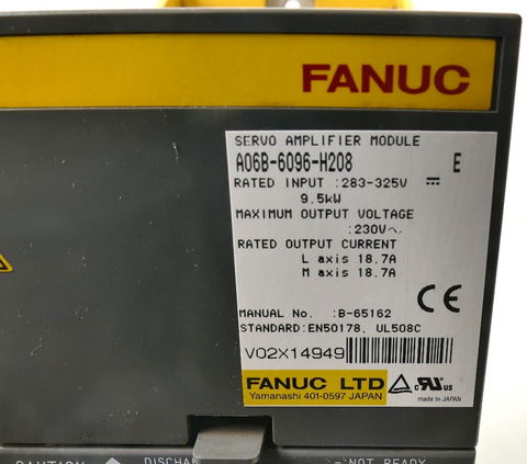 Fanuc A06B-6096-H208