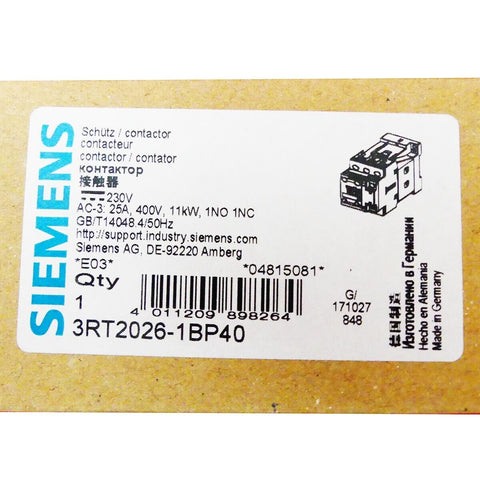 SIEMENS 3RT2026-1BP40