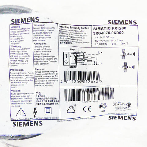 SIEMENS 3RG4070-0CD00