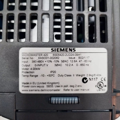 SIEMENS 6SE6420-2UD24-0BA1