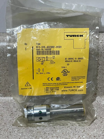 TURCK BI8-G18-ADZ30X2-B1331