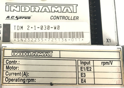 INDRAMAT TDM 2.1-030-W0