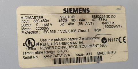 Siemens 6SE3224-2DJ50