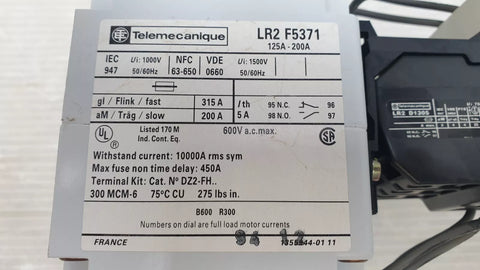 SCHNEIDER ELECTRIC LR2F5371