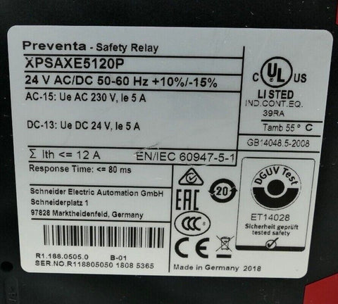 Schneider Electric XPSAXE5120P