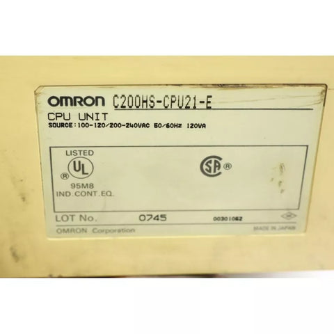 OMRON C200HS-CPU21-E