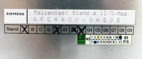 SIEMENS 6FC4600-0AS02