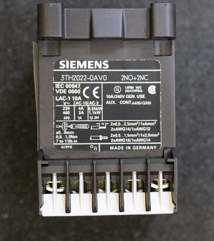 SIEMENS 3TH2022-0AV0