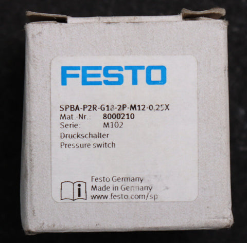 FESTO SPBA-P2R-G18-2P-M12-0,25X