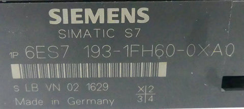 SIEMENS 6ES7193-1FH60-0XA0