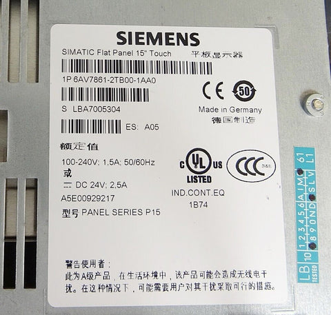 Siemens 6AV7861-2TB00-1AA0