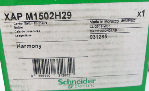 SCHNEIDER ELECTRIC TELEMECANIQUE XAPM1502H29