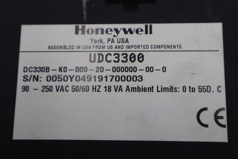 HONEYWELL DC330B-K0-000-20-000000-00-0