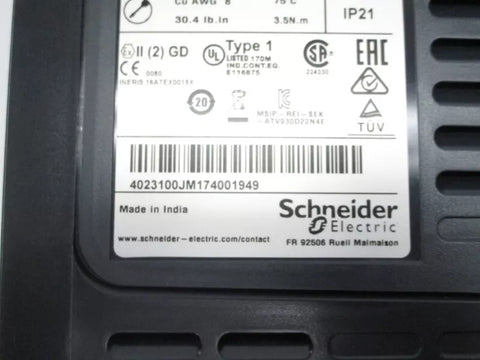 SCHNEIDER ELECTRIC ATV930D18N4