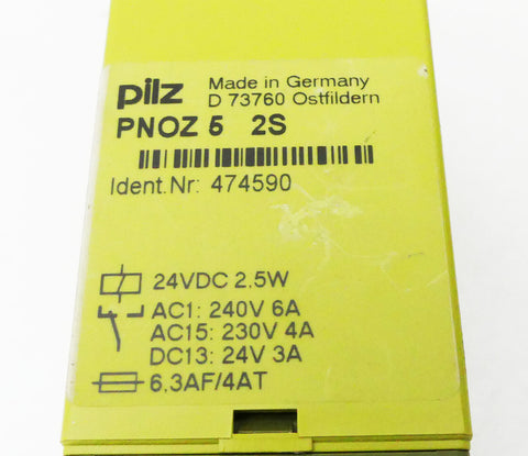 PILZ PNOZ/5 24VDC 2S