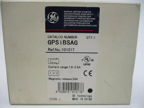 GENERAL ELECTRIC GPS1BSAG