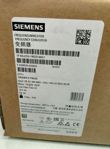 Siemens 6SL3210-1NE23-8AG1