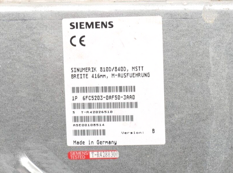 Siemens 6FC5203-0AF50-3AA0