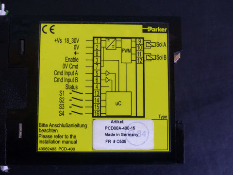 PARKER PCD00A-400-15