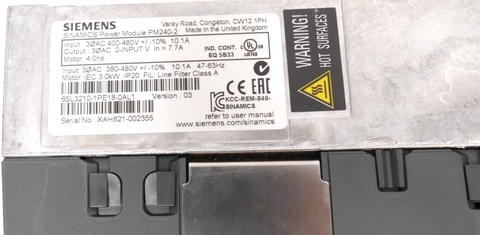 Siemens 6SL3210-1PE18-0AL1