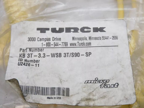 TURCK KB3T-3.3-WSB3T/S90-SP