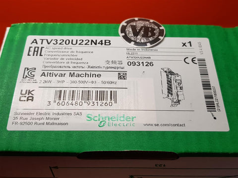 SCHNEIDER ELECTRIC ATV320U22N4B