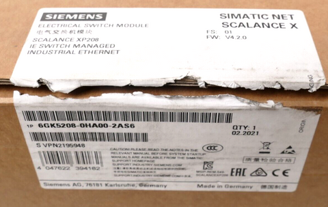 Siemens 6GK5208-0HA00-2AS6